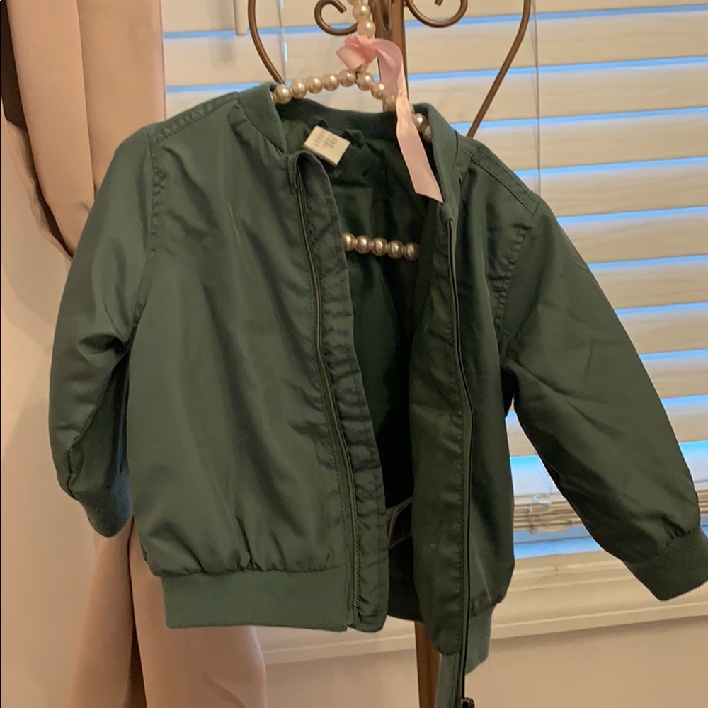 Baby green cargo jacket